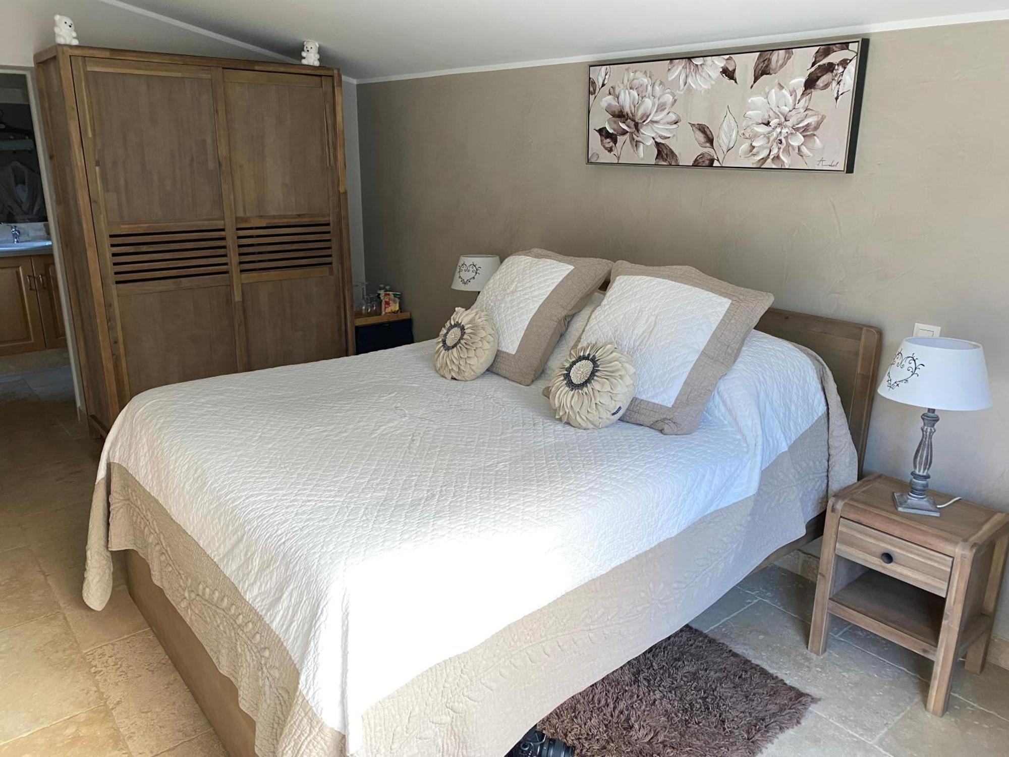 Le Refuge Bed and Breakfast Mornas Buitenkant foto